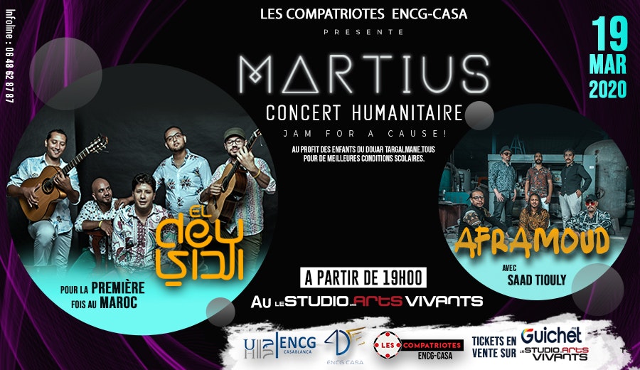Concert Martius de charité ENCG-CASA Concert Martius de charité ENCG-CASA