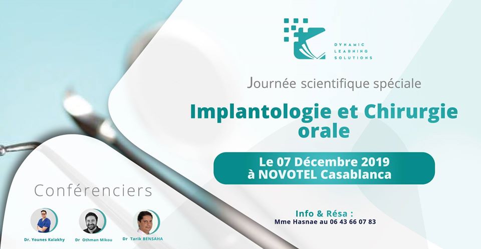 Journée scientifique spéciale implantologie et chirurgie orale Journée scientifique spéciale implantologie et chirurgie orale