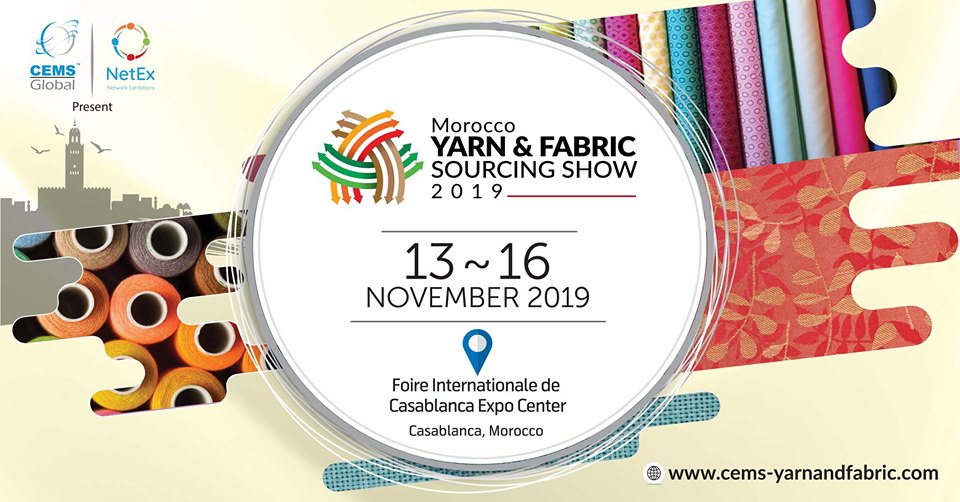 Salon marocain de l'approvisionnement en fil et tissu 2019 Salon marocain de l'approvisionnement en fil et tissu 2019